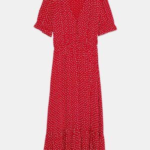 ZARA polka dot dress- Small